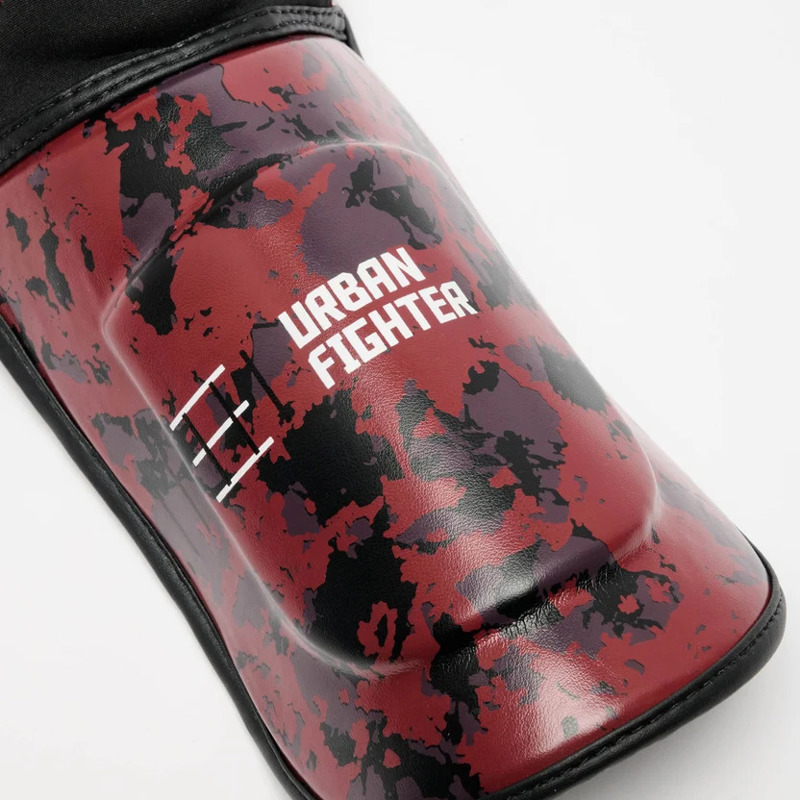 Leone Shinguards urban fighter- red